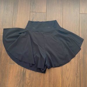 Halara black flared shorts !
